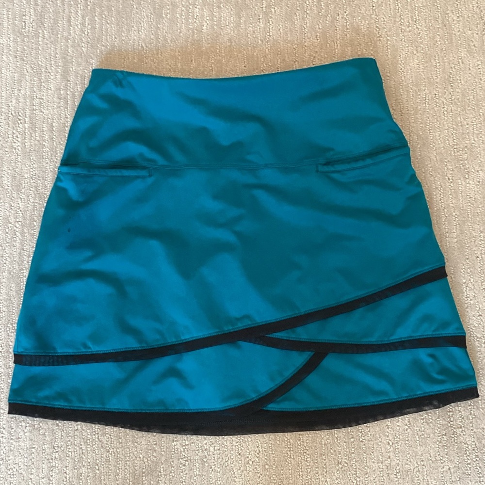 Lucky in Love Teal Skort